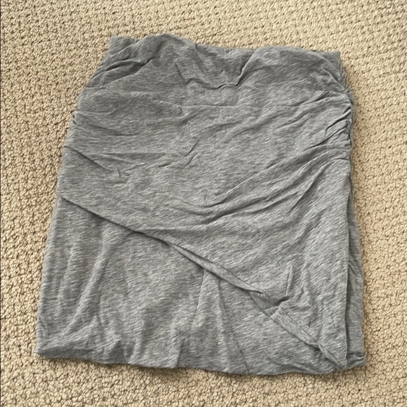 Grey Splendid Cotton Skirt - Picture 2 of 4